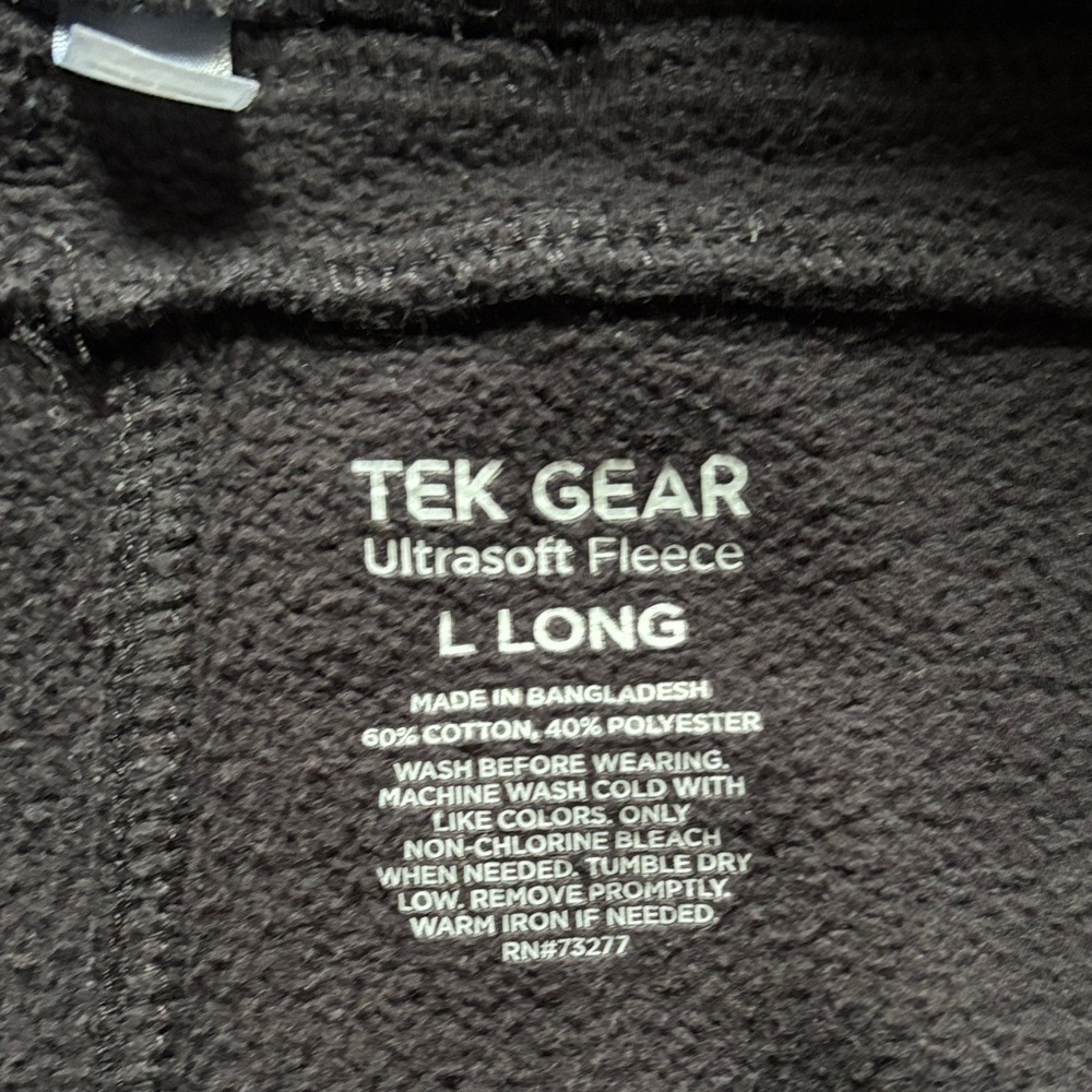 TEK GEAR Ultrasoft Fleece Sz Large Long (SET OF 2) black|blue - Picture 13 of 14